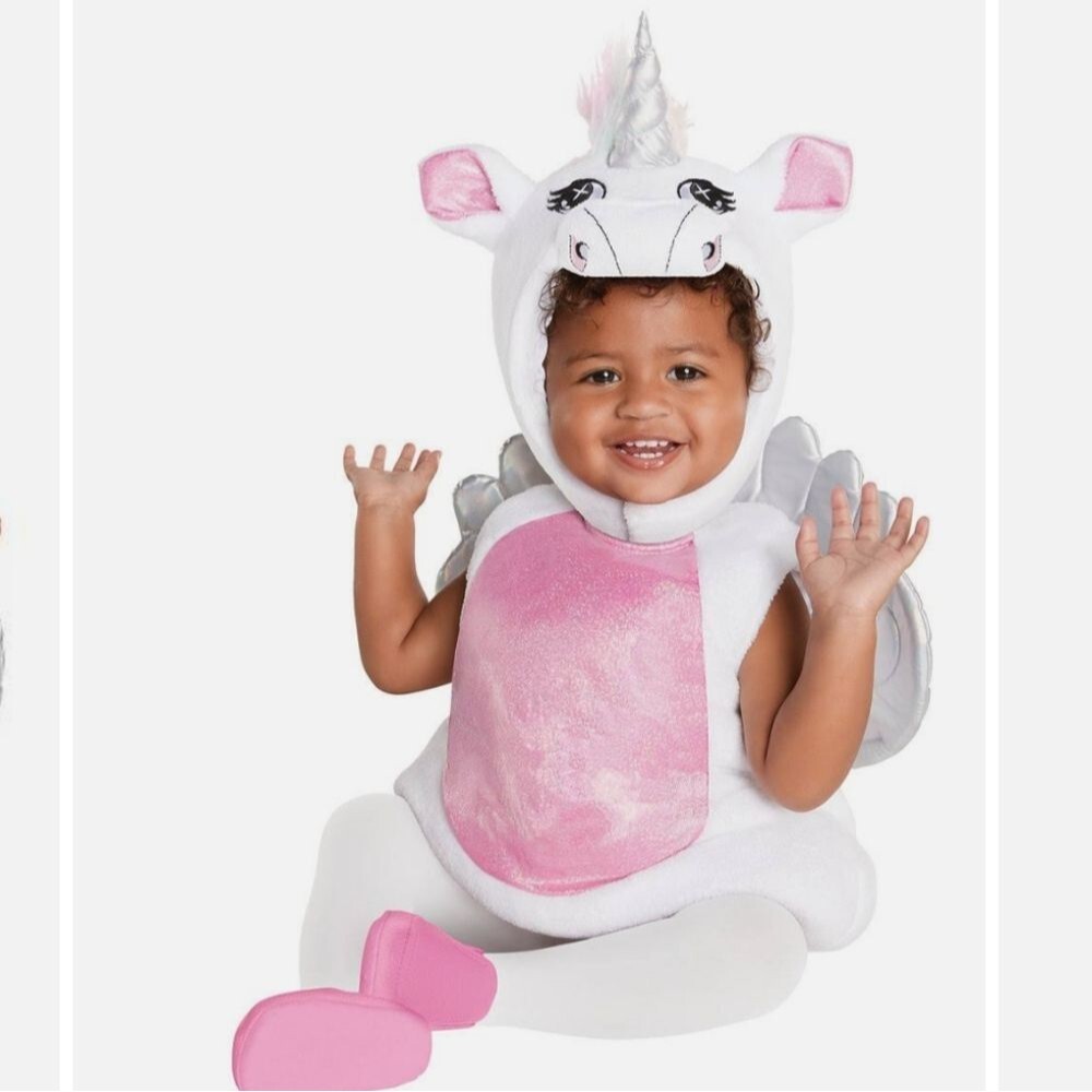 Spirit Halloween Baby Unicorn Belly Costume